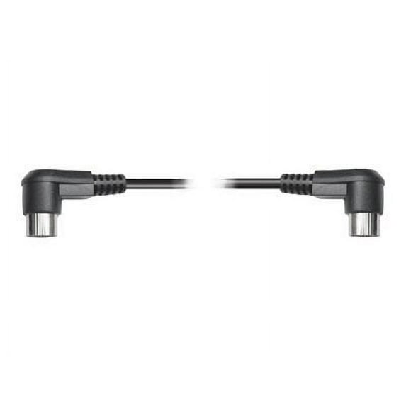Hosa MID-305RR Right-angle MIDI Cable, Right-angle 5-pin DIN to Same, 5 ft