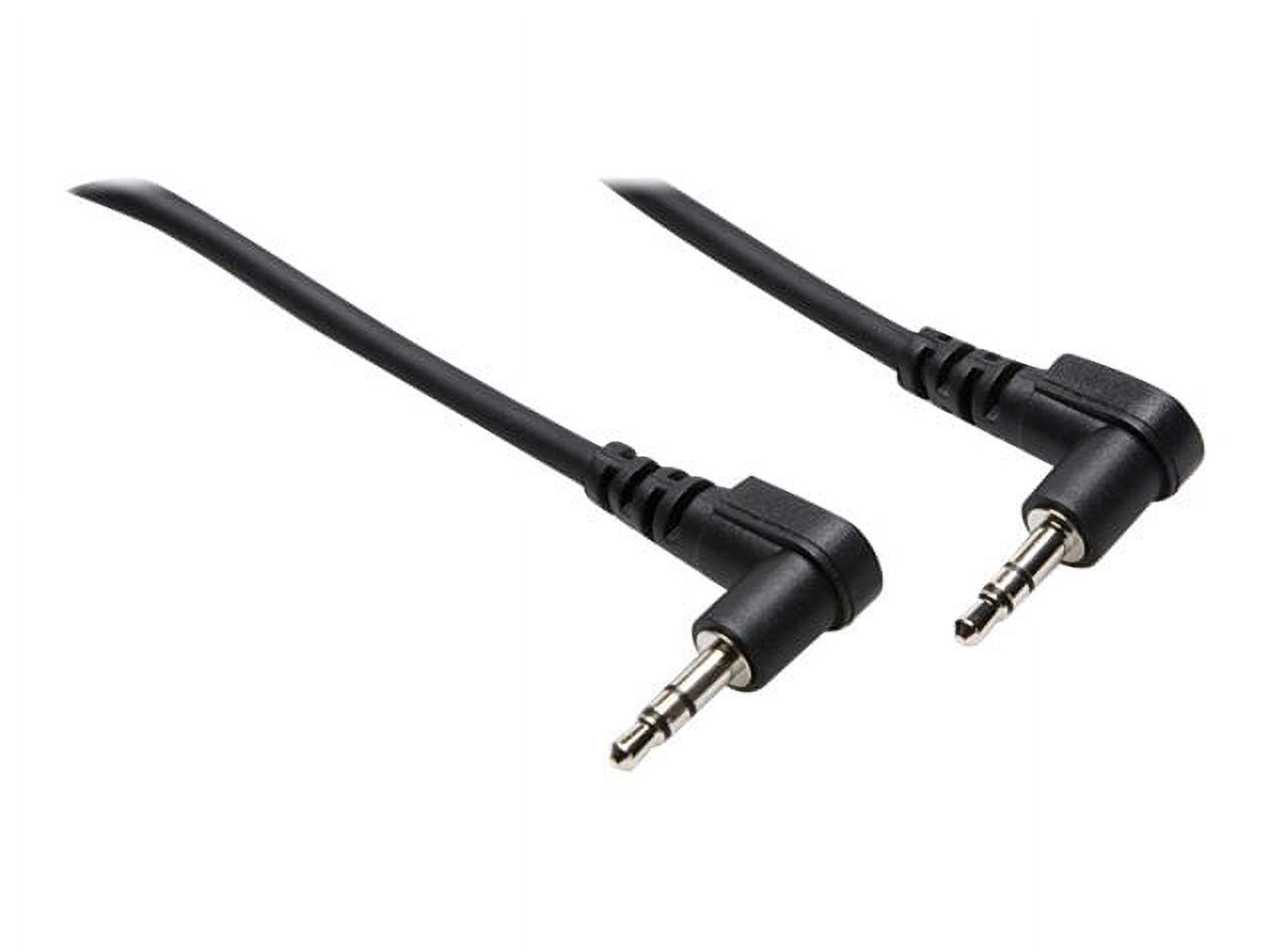 HOSA - Stereo Interconnect Cable - Right-angle 3.5 mm TRS to Same - 8 in - image 1 of 2
