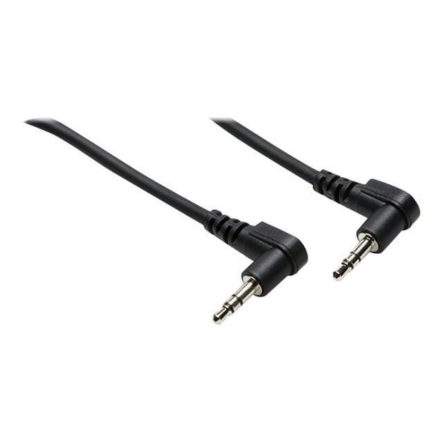 HOSA - Stereo Interconnect Cable - Right-angle 3.5 mm TRS to Same - 8 in