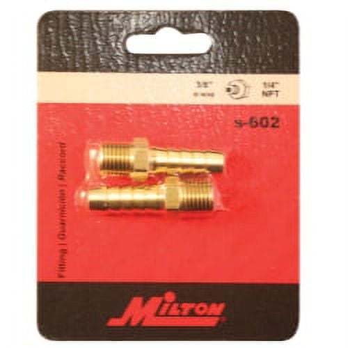 HOSE END 3/8ID 1/4NPT 2PK.