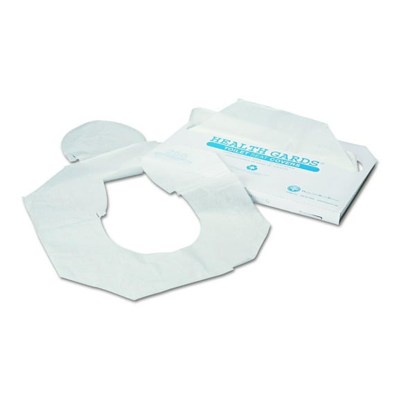 HOSHG1000 HOSPECO HG1000 Toilet Seat Covers, Half-Fold, White, Pack of 250 (Case of 4)