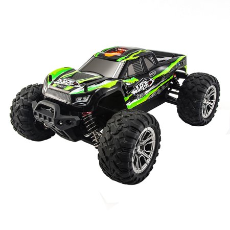 HOSHI High Speed Racing Car N416 36km/h 1/16 4WD Rc Car Toys 2 Batteries Green