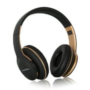 HOSHIYAMA Bluetooth Headphones Over Ear, Wireless Headphones Wired with 40 Hours Playtime Foldable HiFi Stereo Headset with Microphone, Soft Ear Pads, FM/TF for Cellphone/PC