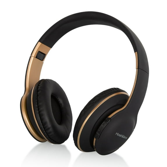 HOSHIYAMA Bluetooth Headphones Over Ear, Wireless Headphones Wired with 40 Hours Playtime Foldable HiFi Stereo Headset with Microphone, Soft Ear Pads, FM/TF for Cellphone/PC