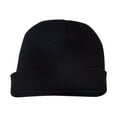 thumbnail image 1 of HOSIA Winter Beanie for Men Women Stocking Cap Winter Beanie Cap Knit Cuffed Beanie Cycling Beanie Cap Stretch Warm Head Cap Soft Ski Hat Ribbed Beanie Skateboarding Beanie Cap Cold Weather Black, 1 of 8