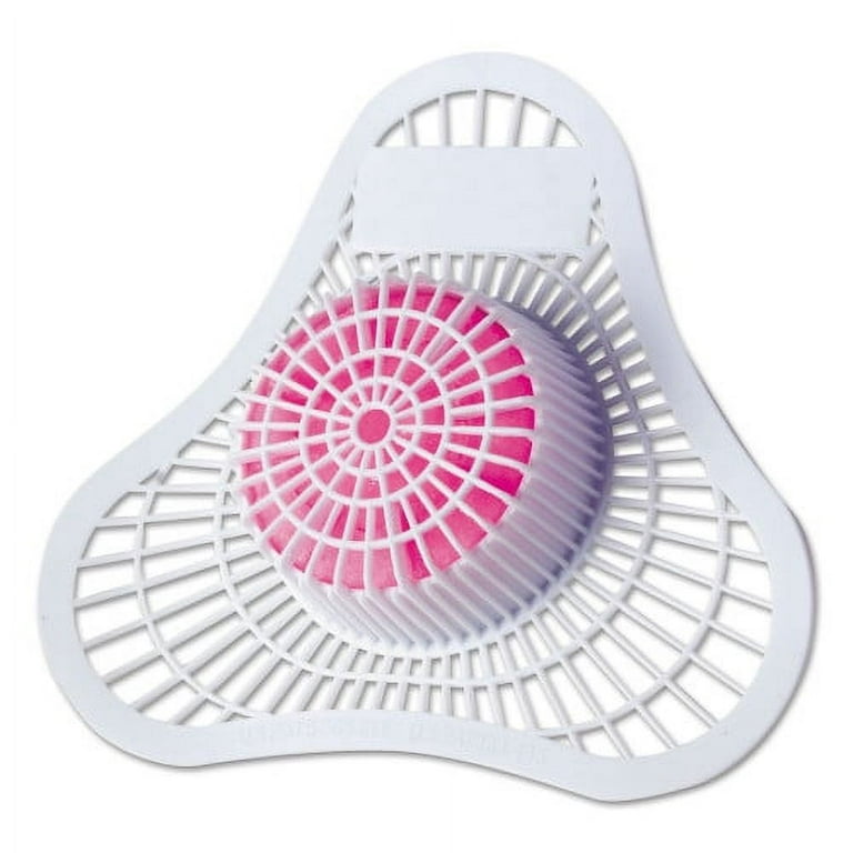 Health Gards Urinal Screen with Non-Para Block, Cherry Scent, White/Pink, Cherry, Dozen Health Gards Urinal Screen with Non-Para Block, Cherry Scent, White/Pink, Cherry, Dozen
