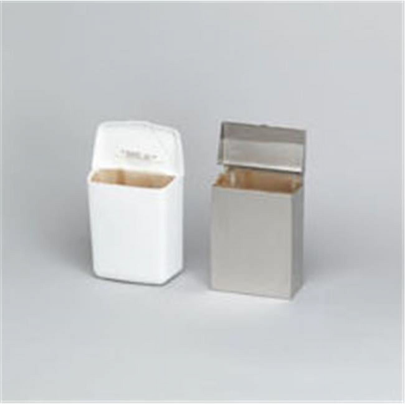 HOSPECO Wall Mount Sanitary Napkin Receptacle, 8 x 4 x 11, Stainless