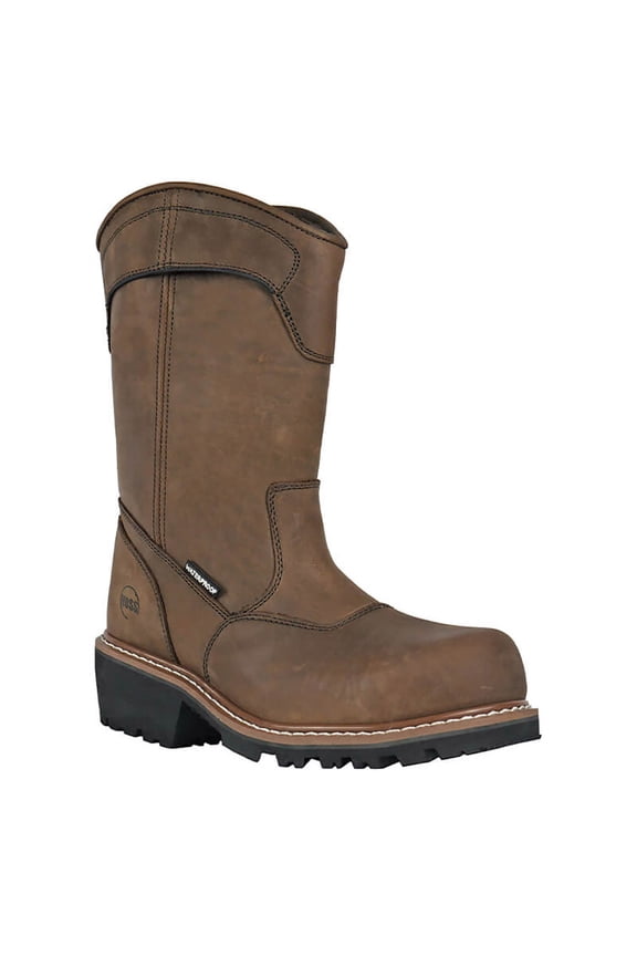 HOSS Boots Men's Aspen Composite Toe Pull-On Logger Work Boots