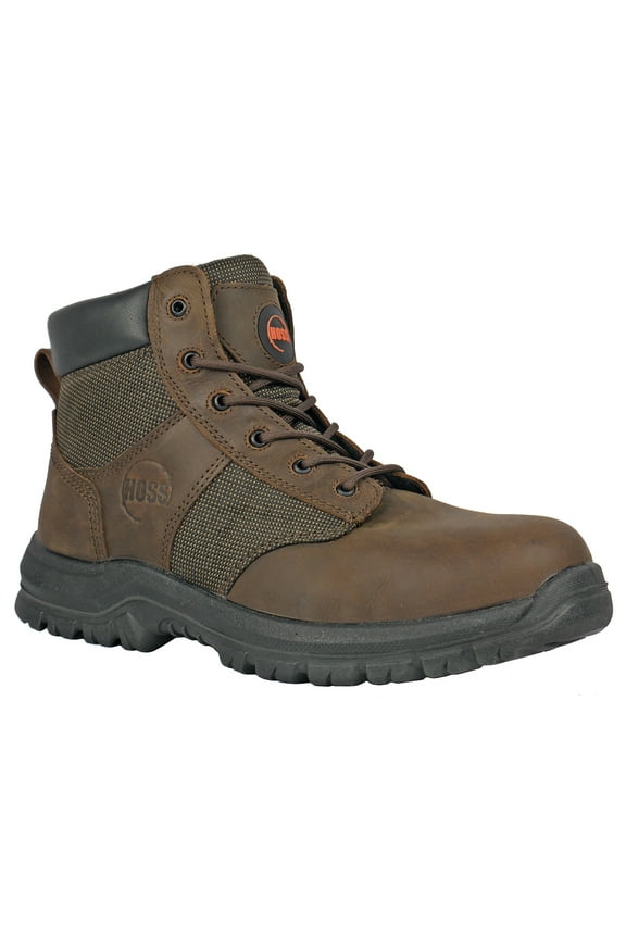 HOSS Boots Men's Carter Steel Toe Hiker Work Boots