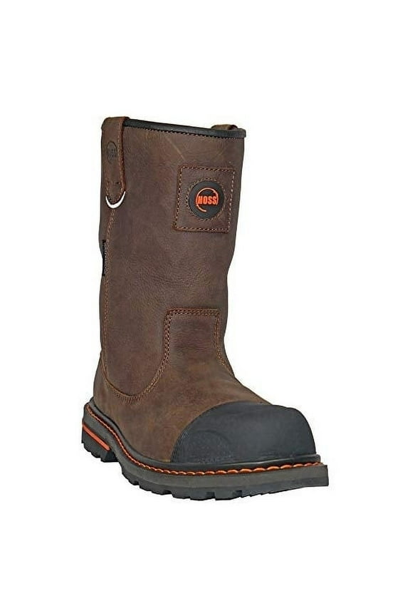 HOSS Boots Men's Cartwright II Composite Toe Pull-On Wellington Work Boots