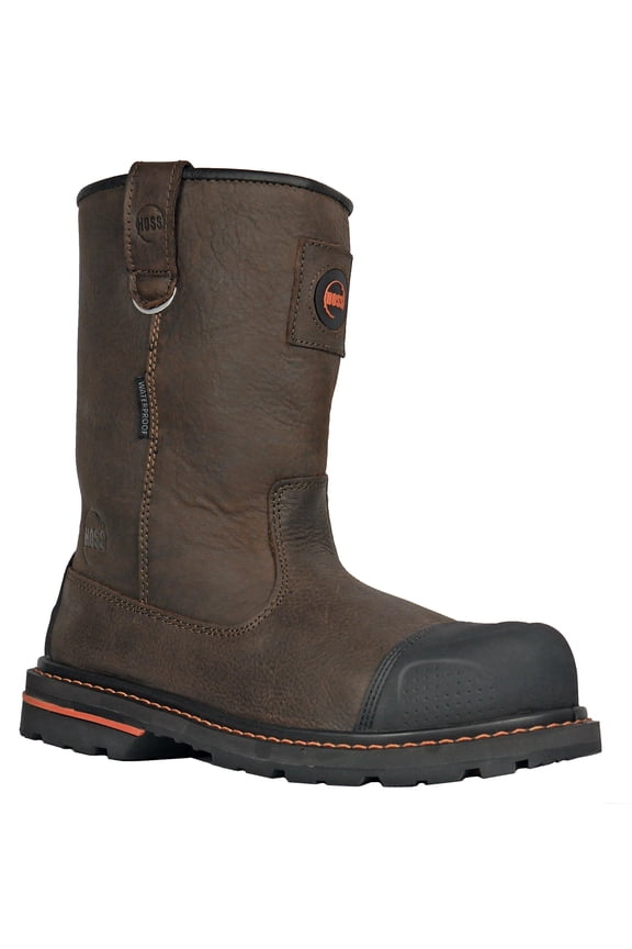 HOSS Boots Men's Cartwright II Composite Toe Pull-On Wellington Work Boots