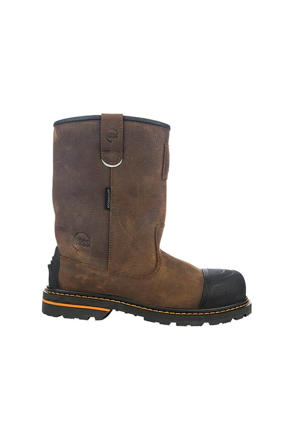 HOSS Boots Men's Cartwright II Composite Toe Pull-On Wellington Work Boots