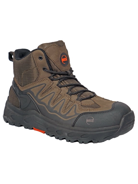 HOSS Boots Men's Eric Hi Oblique Toe Safety Toe Hiker Work Boots