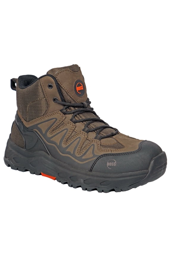 HOSS Boots Men's Eric Hi Oblique Toe Safety Toe Hiker Work Boots
