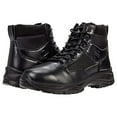 thumbnail image 1 of HOSS Men’s Soft Toe Side Zip Work Boot Slip Resistant EH Watchman 6" Black, 1 of 6