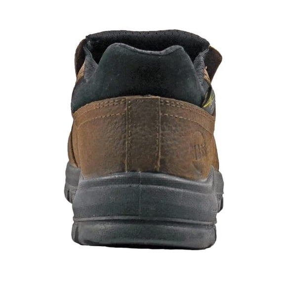 HOSS Men's Worker Slip-On Composite Toe Internal Metatarsal Guard Work Shoe Brown Crazy Horse - 30402