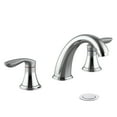 thumbnail image 1 of HOSSLLY Bathroom Faucets for Sink 3 Hole, Faucet for Bathroom Sink, Bathroom Faucet with Pop up Drain and Cold Hot Water Lines, Chrome, 1 of 6