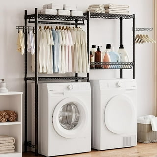 Loomie Over The Washer Storage Shelf, 4 Tier Wall Mount Laundry