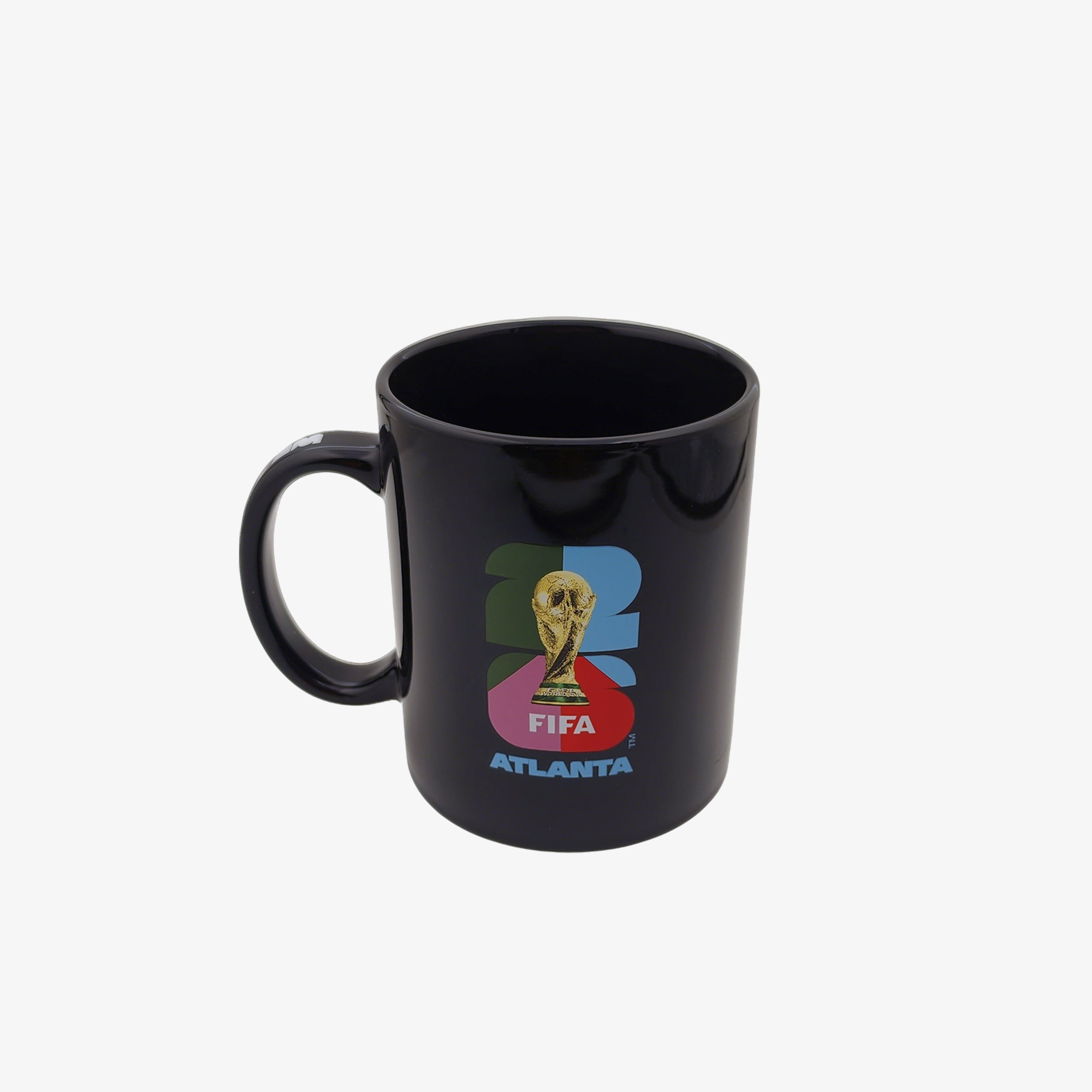 FIFA World Cup 2026 Host City Black Ceramic Soccer Mug - Atlanta