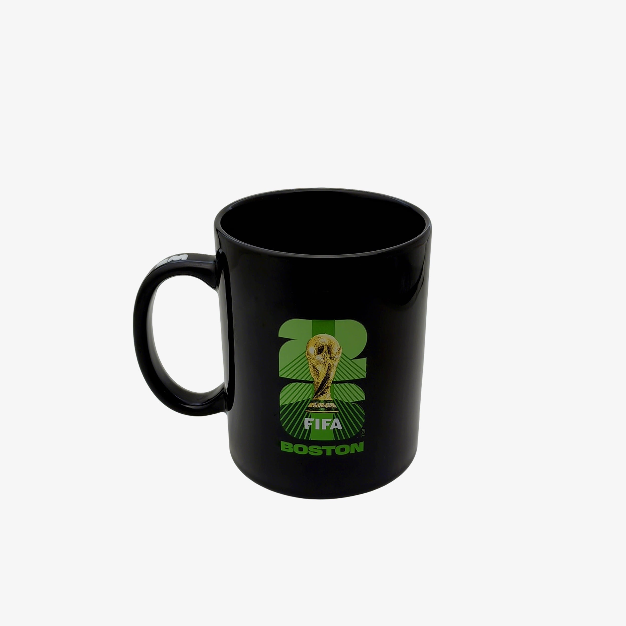 FIFA World Cup 2026 Host City Black Ceramic Soccer Mug - Boston