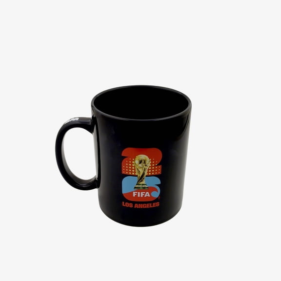 FIFA World Cup 2026 Host City Black Ceramic Soccer Mug - Los Angeles