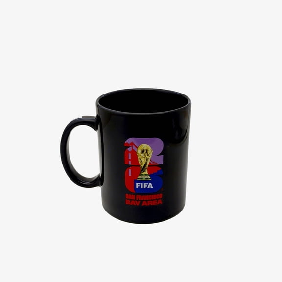 FIFA World Cup 2026 Host City Black Ceramic Soccer Mug - San Francisco