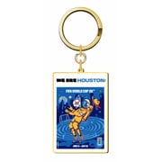 FIFA World Cup 2026 Host City Soccer Poster Keychain - Houston