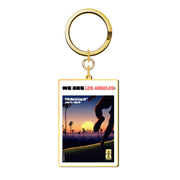 FIFA World Cup 2026 Host City Soccer Poster Keychain - Los Angeles