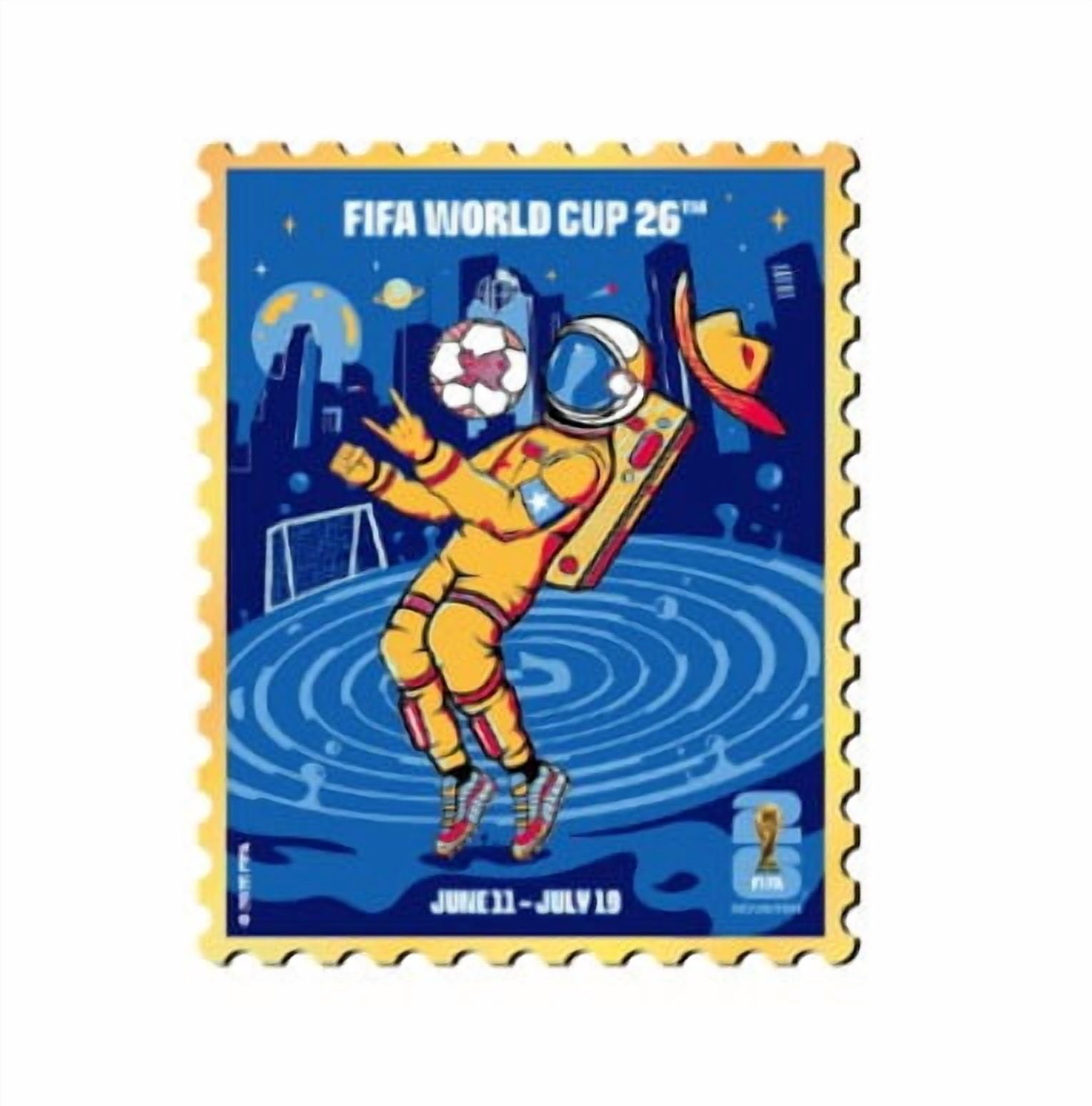 FIFA World Cup 2026 Host City Soccer Poster Collectible Pin - Houston
