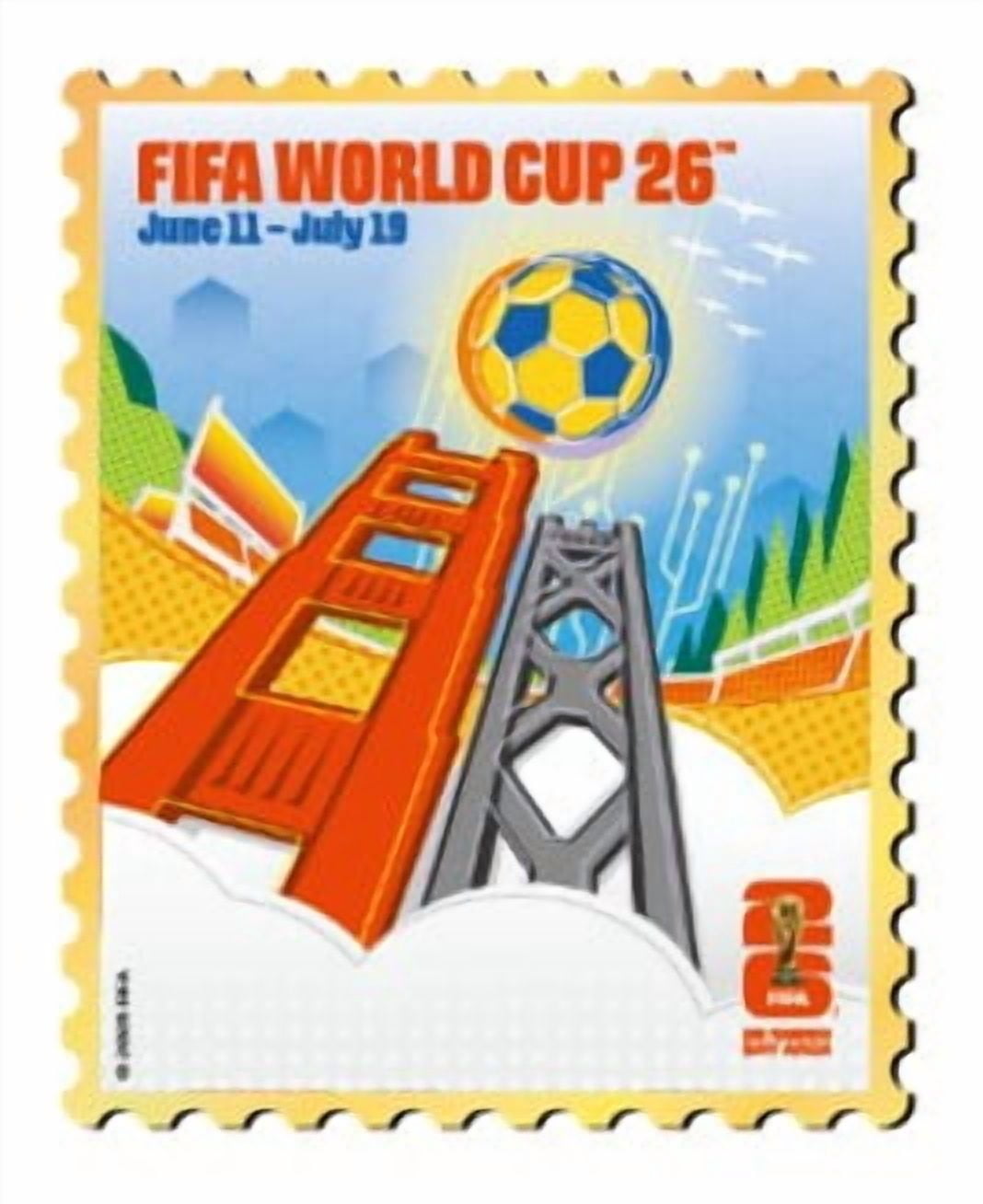 FIFA World Cup 2026 Host City Soccer Poster Collectible Pin - San Francisco