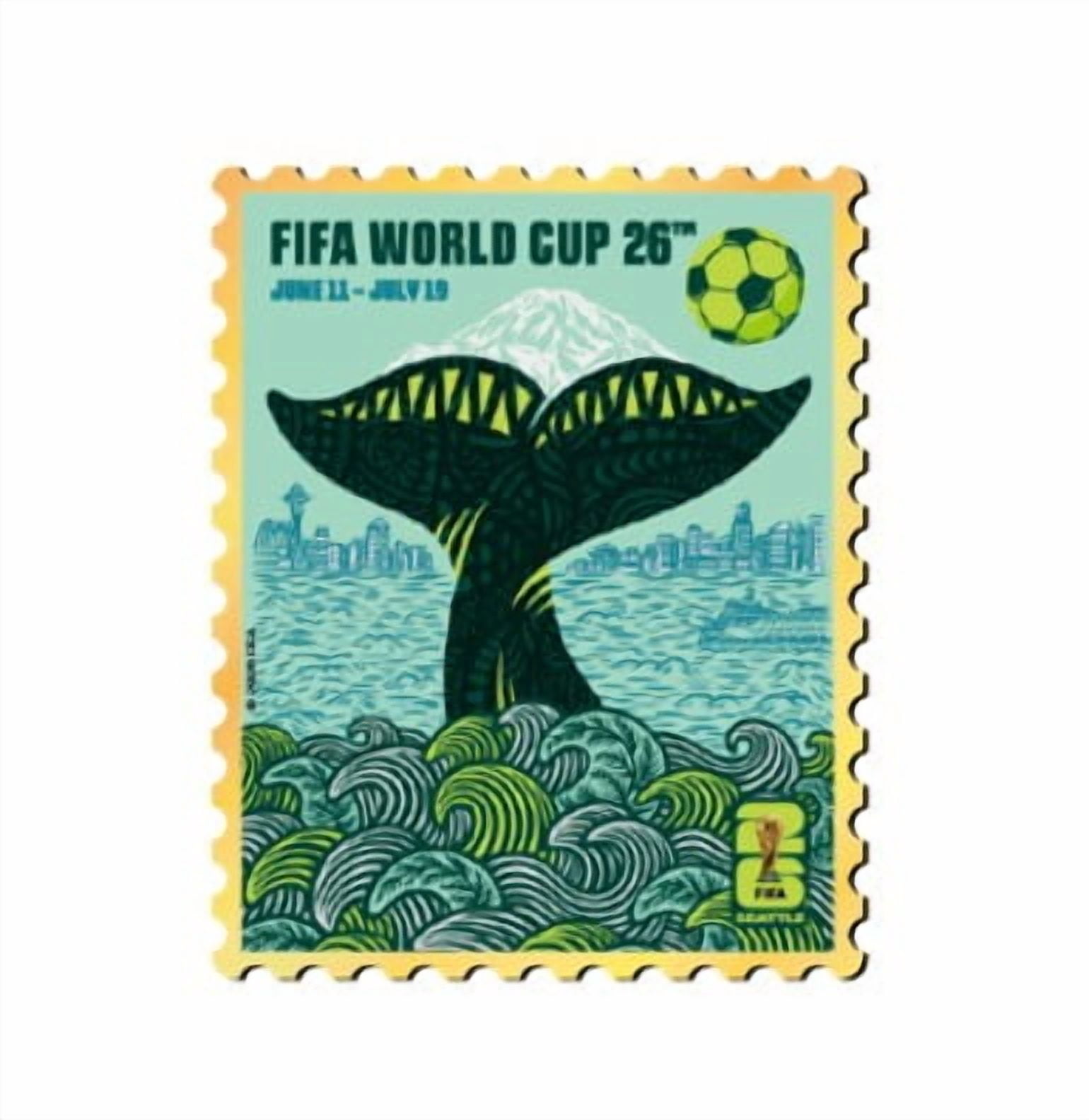 FIFA World Cup 2026 Host City Soccer Poster Collectible Pin - Seattle