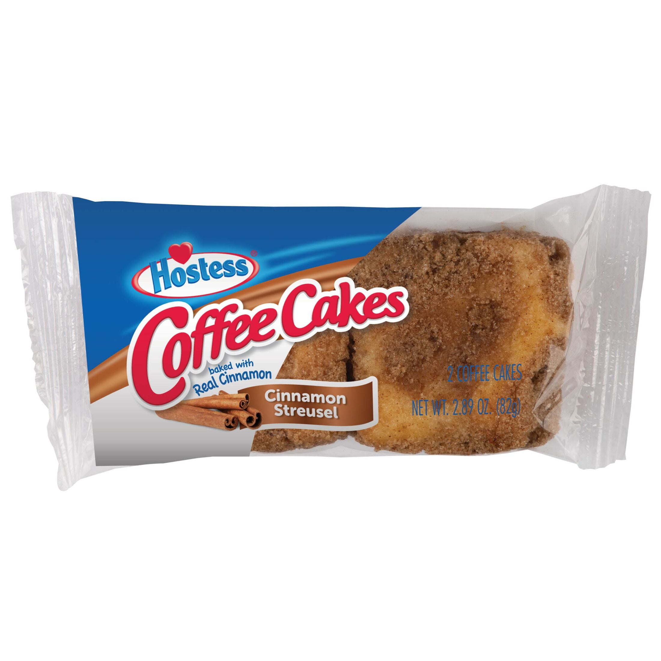 HOSTESS Coffee Cakes Single Serve, 2 Count, 2.89 oz