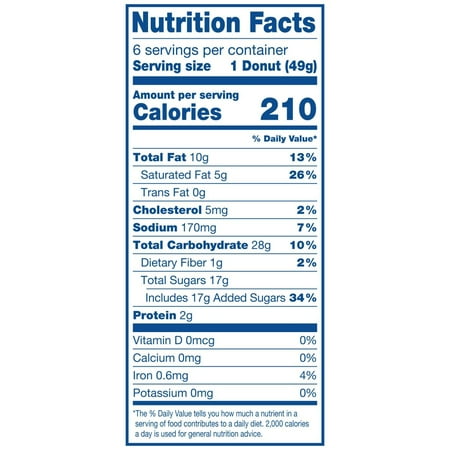 HOSTESS Donettes Apple Cinnamon Fritter Rings Donuts - 6 ct / 10.36 oz