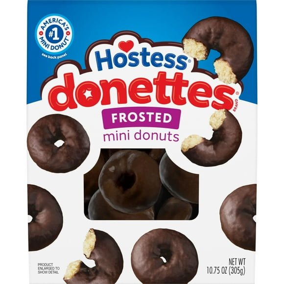 Hostess Donettes, Frosted Mini Donuts, 10.75 oz Bag