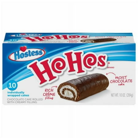 HOSTESS HOHOS, Rolled Chocolate Cake With Creamy Filling, ( 1 PACK )