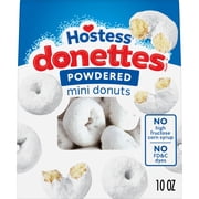 Hostess Donettes, Powdered Mini Donuts, 10 oz Bag