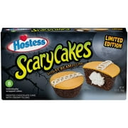 Hostess ScaryCakes Cupcakes, Chocolate Snack Cakes with Creamy Filling, 12.7 oz Box (8 Snacks)