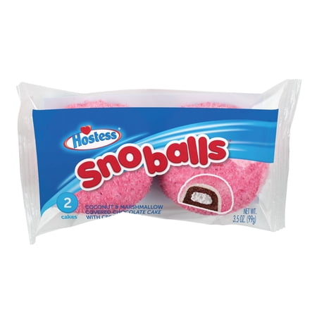 HOSTESS SNOBALLS Single Serve, 2 Count, 3.5 oz