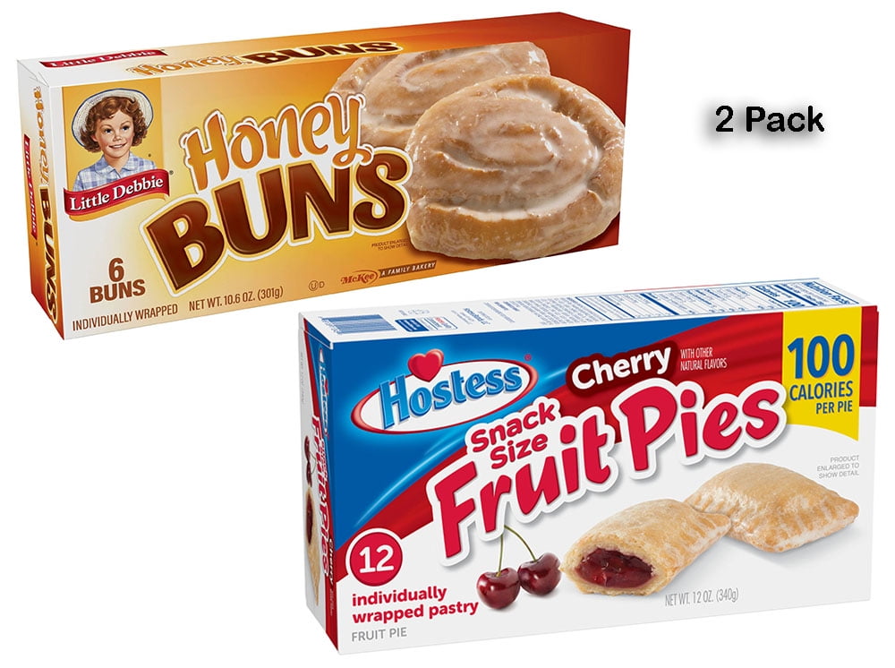 HOSTESS Snack Size Cherry Fruit Pies, 12 Count, 12 oz / Little Debbie
