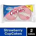thumbnail image 1 of HOSTESS Strawberry CupCakes, Frosted Cake with Creamy Filling 2 ct / 3.17 oz, 1 of 5