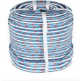 thumbnail image 1 of HOSTIC 16 Strand Braid Polyester Rope Pulling Rope Arborist Rigging Multipurpose Bull Rigging 1/2 Inch x 150 Feet Red White Blue, 1 of 6