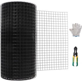 HOSTIC 24 Inch x 100 Feet 1 Inch Mesh Hardware Cloth Fencing Net 16 Gauge Welded Wire Fence for Planting Breeding Home Garden