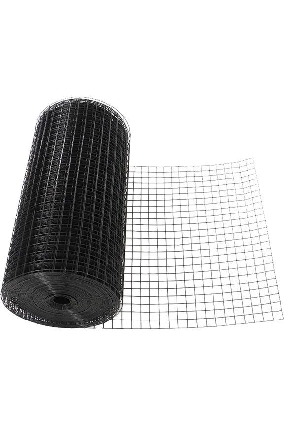 24INx100FT Vinyl Coated Welded Fence Mesh 16 Gauge Hardware Cloth Wire Mesh for Poultry Garden Fencing Barrier