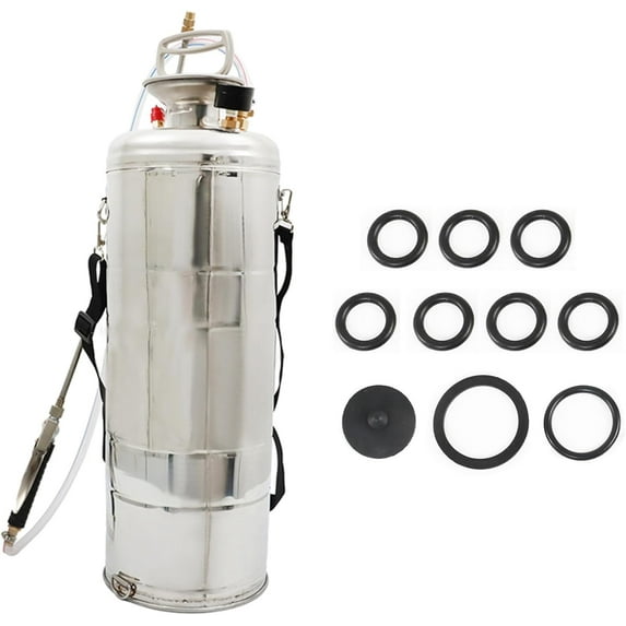 HOSTIC Hand Pump Sprayer Stainless Steel Sprayer for Indoor and Outdoor 3 Gallon Sprayer 20 in Wand 3.3 FT Hose
