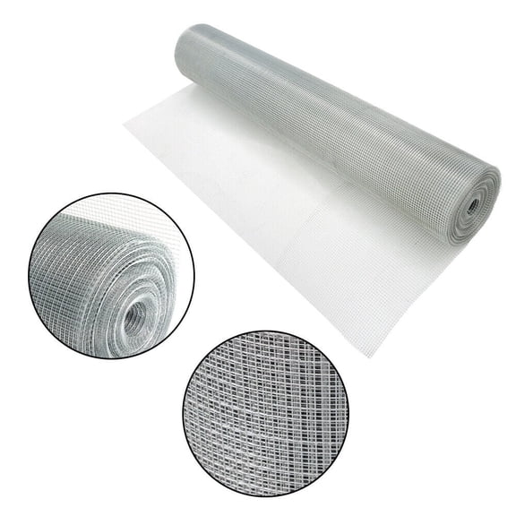HOSTIC Hardware Cloth 36 in x 100 ft 1/4 in, Chicken Wire Fence (23 Gauge), Galvanized Welded Cage Wire Mesh Roll for Chicken Coop, Screen mesh, Rabbit Fence and Poultry Enclosures (Silver White)