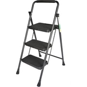 HOSTIC Portable Folding Step Stool w/ Utility Tray Wide Anti-Slip Pedal Sturdy Ladder
