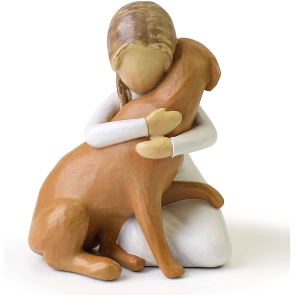 HOSTKHandmade Dog Memorial Gift - Pet Remembrance Keepsake for Dog Loss Sympathy