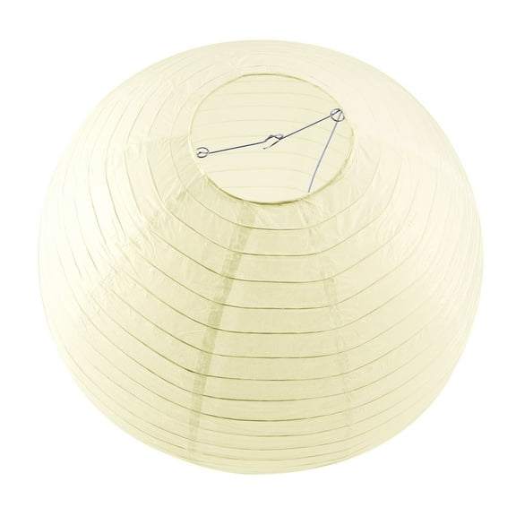 HOT 1 x Chinese Japanese Paper Lantern Lampshade for Wedding, 50cm(20") Creamy-white