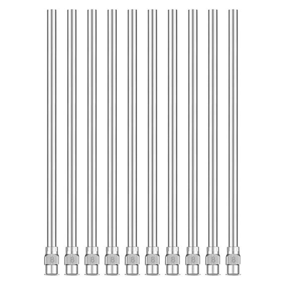 10 Pcs Blunt Tip Dispensing Needles 4 Inch, 12 Gauge Stainless Steel Fluid Applicator 8G