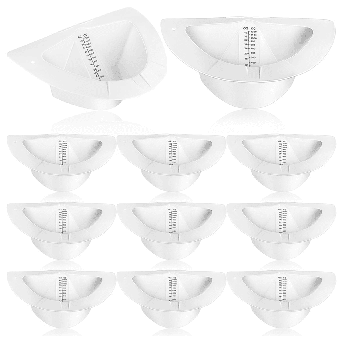 HOT 10Pcs Urine Hats for Toilets Collection Toilet Cups Pee Cup Collector Women,40oz/1200cc